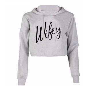 Wifey Cropped Hoodie!